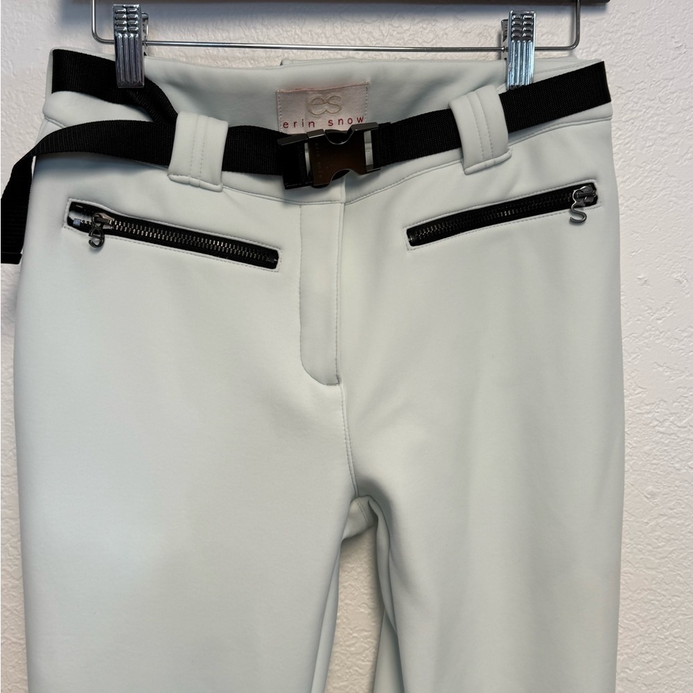 Erin Snow Elle Slim-Fit Ski Pants size 6 Bootcut Flare Size Luxury Alpine mist - Picture 4 of 12
